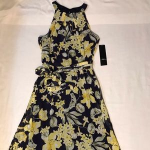 R & K Halter Maxi Dress